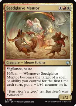 Seedglaive Mentor - 0231 - Bloomburrow - MTG - NM - Uncommon --- FOIL - Image 1