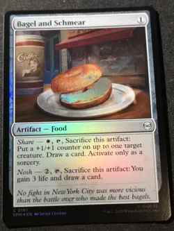 Bagel And Schmear - Foil - SPM - MTG - EN - NM - 0161 - Image 1