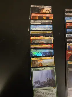 Mtg Lord Of The Rings Rares Lot X 21 Plus Full Art Lands - Image 2