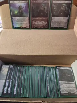Warhammer 40K MTG Commander Decks -Complete Set of 4 - Opened Sleeved - Unplayed - Image 4