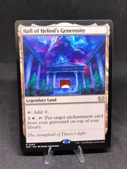 MTG Hall of Heliod's Generosity 0283 Duskmourn Commander Rare Regular NM - Image 1