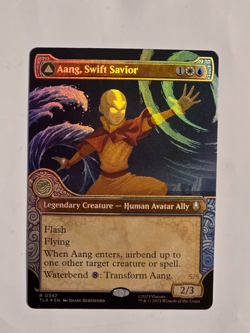 Aang, Swift Savior R0347 Foil Showcase Avatar TLA Magic the Gathering NM - Image 1