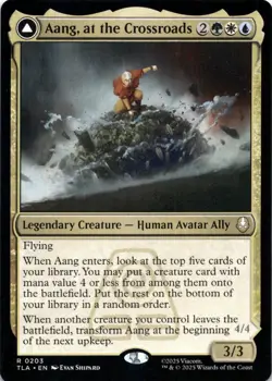 Aang, at the Crossroads Avatar: The Last Airbender Magic MTG NM - Image 1