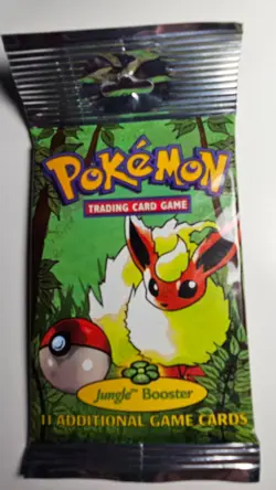 Pokemon 1999 Jungle Booster Pack Flareon Vintage WOTC Sealed - Image 1