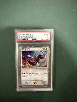 2011 POKEMON CALL OF LEGENDS #SL10 RAYQUAZA-HOLO PSA 7 - Image 1