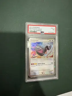 2011 POKEMON CALL OF LEGENDS #SL10 RAYQUAZA-HOLO PSA 7 - Image 2