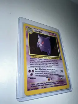Pokemon TCG Gengar Fossil 5/62 Holo 1999-2000 Wizards Base Set Holo - Image 4