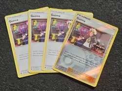 Pokemon TCG Guzma 115/147 Sun&Moon Burning Shadows Playset x4 - Image 1