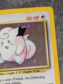Clefairy Holo 5/102 'Base Set' - POKEMON! LP-MP - Image 5