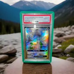 Pokemon Mewtwo GX SV59/SV94 Sun & Moon Hidden Fates Shiny Vault PSA 10 - Image 1