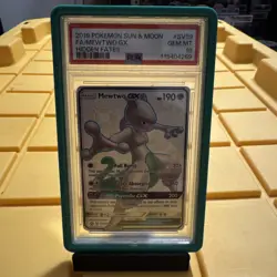 Pokemon Mewtwo GX SV59/SV94 Sun & Moon Hidden Fates Shiny Vault PSA 10 - Image 2