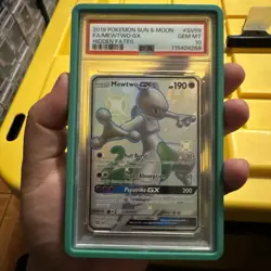 Pokemon Mewtwo GX SV59/SV94 Sun & Moon Hidden Fates Shiny Vault PSA 10 - Image 3