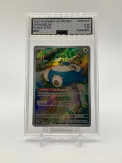 AGS 10 Snorlax SV Promo #051 | Full Art Black Star | Pokemon 2023 Gem Mint - Image 1