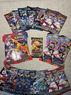 20x Sealed Booster Pack Mixed Lot Pokemon TCG - English, Japanese, & Korean - Image 1