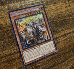 Yugioh! Dogmatika Fleurdelis, the Thunderbolt DOOD-EN026 Secret Rare 1st Ed NM - Image 1