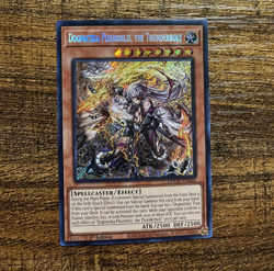 Yugioh! Dogmatika Fleurdelis, the Thunderbolt DOOD-EN026 Secret Rare 1st Ed NM - Image 2