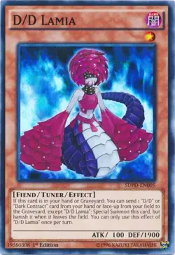 D/D Lamia - Structure Deck: Pendulum Domination - Yu-Gi-Oh! - LP - 1st Edition - Image 1