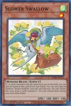 Slower Swallow - 2022 Tin of the Pharaoh's Gods - Yu-Gi-Oh! - NM - 1st Edition - Image 1