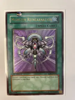 Yu-Gi-Oh Monster Reincarnation RDS-EN045 Ultimate Rare 1st Edition - Image 1