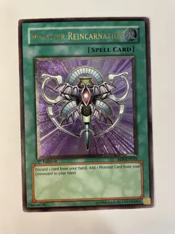 Yu-Gi-Oh Monster Reincarnation RDS-EN045 Ultimate Rare 1st Edition - Image 2