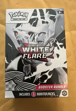 Pokemon TCG Card Scarlet & Violet White Flare Booster Bundle 6 Booster Packs NEW - Image 1