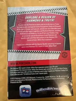 Pokemon TCG Card Scarlet & Violet White Flare Booster Bundle 6 Booster Packs NEW - Image 2