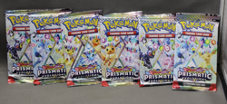 POKEMON 6 BOOSTER PACKS SCARLET & VIOLET PRISMATIC EVOLUTIONS 60 CARDS TOTAL c - Image 1