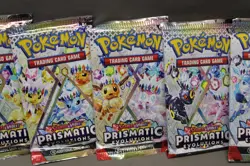 POKEMON 6 BOOSTER PACKS SCARLET & VIOLET PRISMATIC EVOLUTIONS 60 CARDS TOTAL c - Image 3