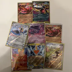 Pokemon Card Bundle (phantasmal Flames) ex and more rare - Image 1