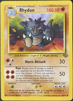 Rhydon 45/64 Jungle Regular (See Photos) - Pokemon Card - Image 1