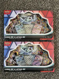 Lot of 2 Pokemon Trading Card Game Lugia ex & Latias ex Premium Collection TCG - Image 1