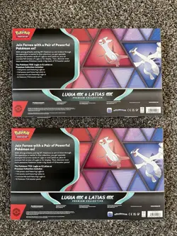 Lot of 2 Pokemon Trading Card Game Lugia ex & Latias ex Premium Collection TCG - Image 2