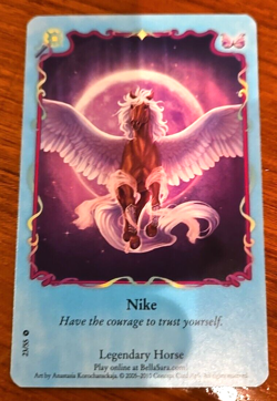 Bella Sara Nike 23/55 Moonfairies Series Common Card Single - Image 1