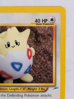 Pokemon Card - Togepi Neo Destiny 56/105 Uncommon Non Holo Usps - Image 3