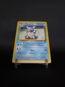 Wartortle Gold W Stamp Stamped Pokemon Card - WOTC Promo - Base 2 - 63/130 - NM - Image 2