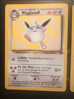Jungle Set Regular Rare 4 Pokemon Card Lot - HP/DM Flareon Venomoth Wigglttuff + - Image 4