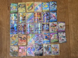 Pokemon Card Lot Over 400 + Ultra Rare | VMAX GX EX VSTAR V Gold - Image 1