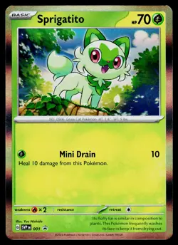 Sprigatito 001 SV: Scarlet & Violet Promo Cards Promo - Image 1
