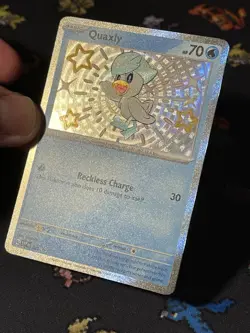 Pokemon Card Quaxly SVP082 Premium Collection Shiny Holo Promo- (NM) - Image 3