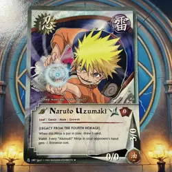 2002 Shonen Jump's Naruto Collectible Card Game #187 Naruto Uzumaki LP - Image 1