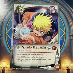 2002 Shonen Jump's Naruto Collectible Card Game #187 Naruto Uzumaki LP - Image 1
