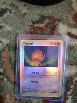 Trapinch Reverse HOLO 82/100 EX Sandstorm E Series Near MINT Pokemon Card Reader - Image 1