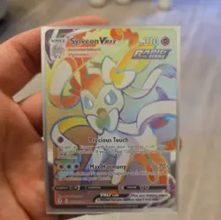 Sylveon VMAX 211/203 Rainbow Secret Rare | Evolving Skies | NM-M | Pokemon Card - Image 1