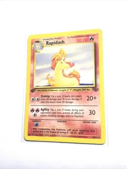 RAPIDASH - 44/64 - 1st Edition Jungle - Pokemon Card - LP - Image 1