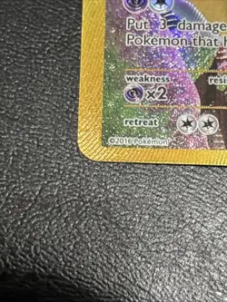Pokemon TCG Alakazam EX Fates Collide 125/124 Full Art Secret Rare Card - Image 5