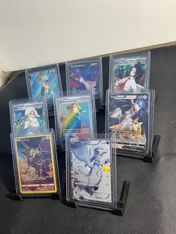 Lot of 8 Pokemon TCG Cards V Holo Trainer Supporter 2021 Rare Near Mint Conditio - Image 2