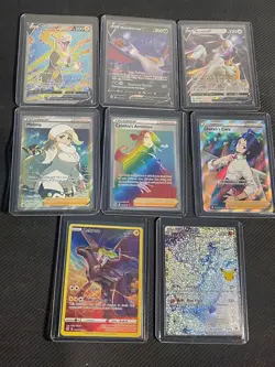 Lot of 8 Pokemon TCG Cards V Holo Trainer Supporter 2021 Rare Near Mint Conditio - Image 3