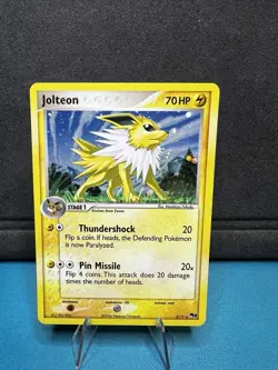 Pokemon TCG Jolteon 3/17 Rare Holo Pop Series 3 Promo Card - Image 1