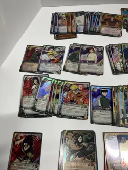 Vintage Naruto Foil Trading Cards TCG, Lot Of 100 Plus Cards, Holo, Rare, Foil - Image 2