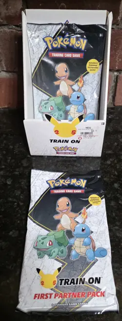 Pokemon First Partner Pack (2021, Kanto) 3 Jumbo Cards & 2 Packs 820650809682 - Image 1